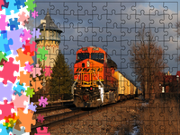 Puzzle tradycyjne Pociągi - Train