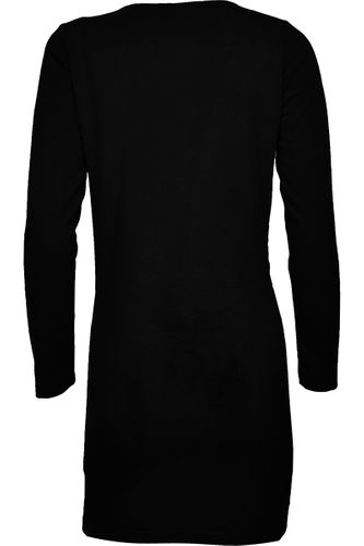 Czarna Asymetryczna, Przeplatana Tunika - 38 / M na Arena.pl