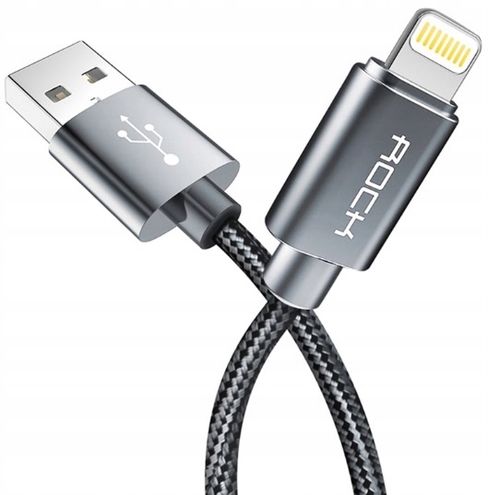 Oryginalny Kabel Rock Usb Do Iphone 7 8 10 X Xs Xi na Arena.pl