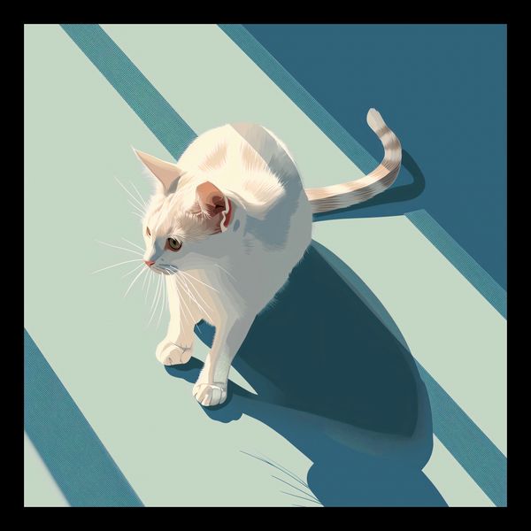 Plakat 20x20cm Kocia Persona zdjęcie 2