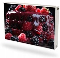 Mata magnetyczna magnes na grzejnik Fototapeta na wymiar TORT OWOCOWY