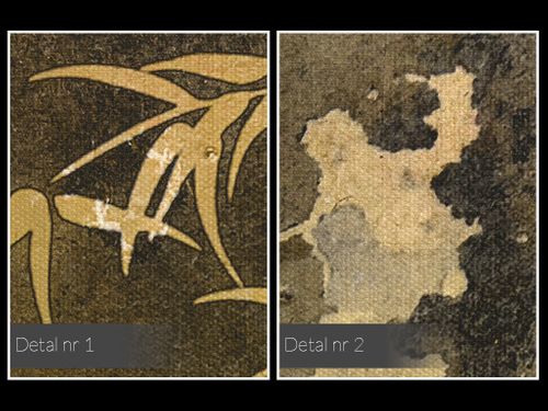 11001 Obraz na płótnie BAMBUS GRUNGE LOFT na Arena.pl