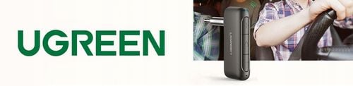 UGREEN ADAPTER ODBIORNIK TRANSMITER AUDIO AUX MINIJACK 3,5MM BLUETOOTH na Arena.pl