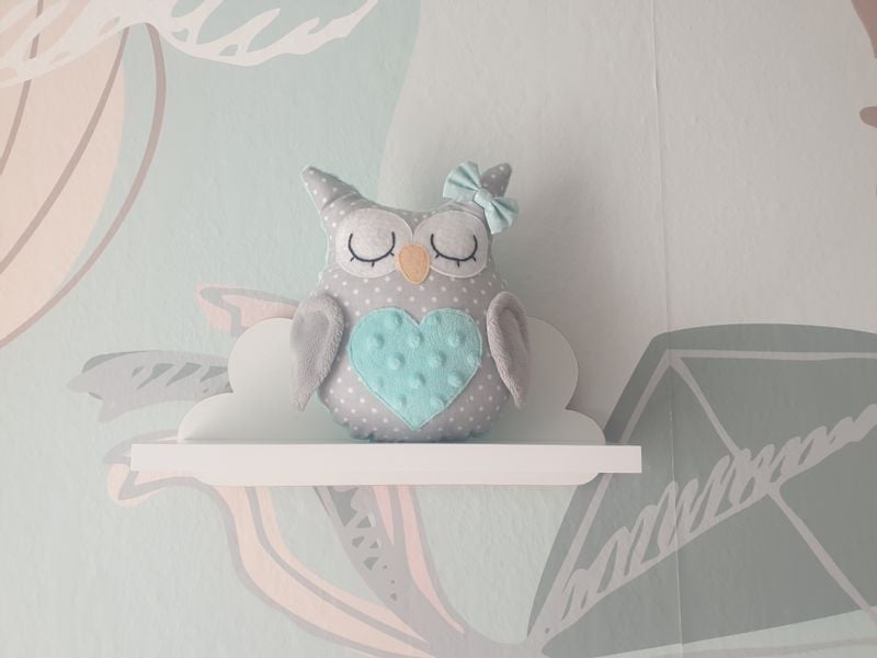 Półka Chmurka 34 cm- biała, super solidna zdjęcie 6