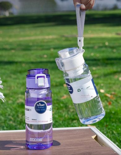 BUTELKA NA WODĘ BIDON 550 ML Z MIARKĄ NA NAPOJE BPA FREE DO SZKOŁY TRITAN na Arena.pl