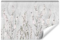 Fototapeta Do Sypialni KWIATY Rośliny Beton Abstrakcja 90cm x 60cm