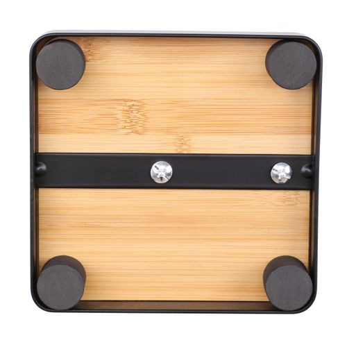 Stojak na szczotkę i papier toaletowy, czarny bambus - Yoka na Arena.pl