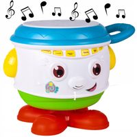 INTERAKTYWNY BĘBENEK MUZYCZNY ŚWIATEŁKA DLA DZIECI