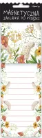 Zakładka Magnetyczna Z Notatnikiem, Kwiaty Boho