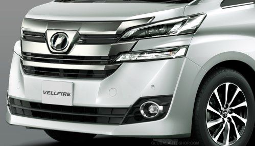 Toyota Vellfire - Chromowane Listwy Grill Atrapy Zderzaka Tuning zdjęcie 2