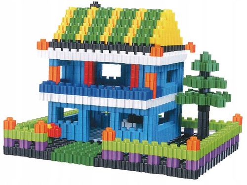 Klocki KONSTRUKCYJNE MAŁYCH GENIUSZY 685 el. BOX + walizka na Arena.pl