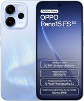 Smartfon OPPO Reno 15 FS 8/512GB 6,57” 120Hz 5G Niebieski 6500mAh BT 5.1