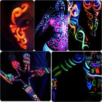 Kredki do twarzy i ciała NEON UV zestaw 3szt 34684