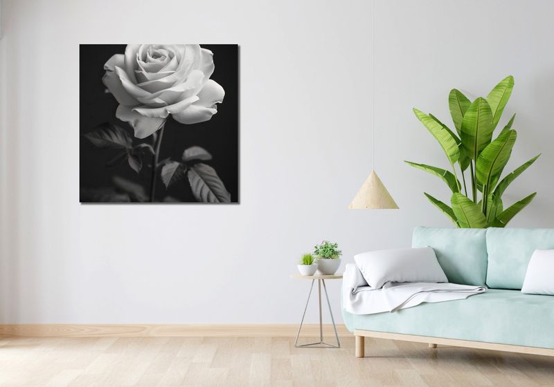 Obraz 90x90cm Płatki Róż zdjęcie 2