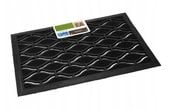 Wycieraczka pod drzwi gumowa KARO 45x75 cm