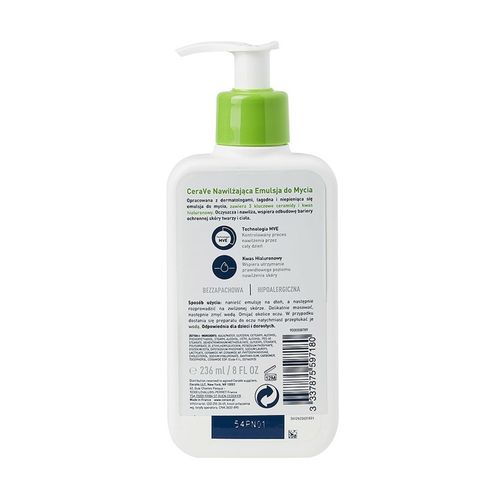 CeraVe Emulsja Do Mycia Ciała Dla Skóry Suchej I Normalnej 236 ml na Arena.pl