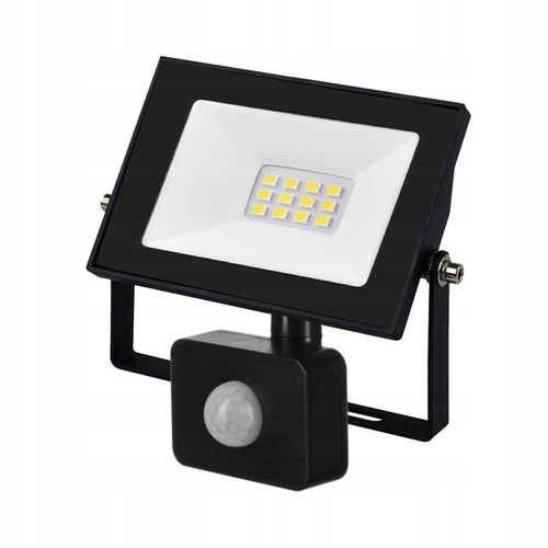 Halogen Naświetlacz LED 10W 1100 lm IP65 czujnik ruchu SUPER MOCNY na Arena.pl