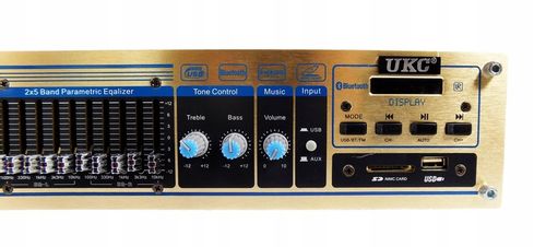 KOLUMNY ESTRADOWE 600W WZMACNIACZ 300W BLUETOOTH na Arena.pl