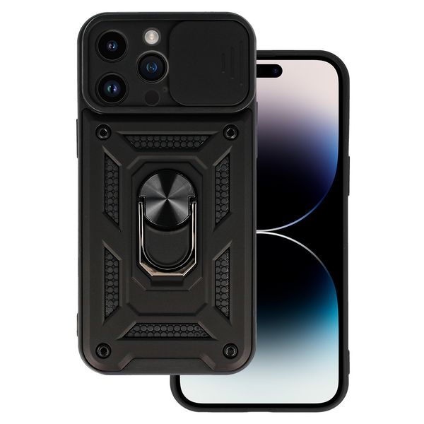Slide Camera Armor Case do Iphone 15 Pro Czarny zdjęcie 1