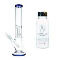bongo szklane 37 cm 14,5 mm + proszek do czyszczenia dirtybong 350 g