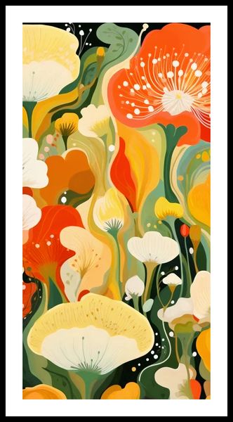 Plakat 50x100cm Kwiatowy Raj zdjęcie 3