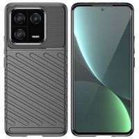 thunder case etui do xiaomi 13 pro silikonowy pancerny pokrowiec czarne