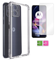 Etui pancerne do MOTOROLA MOTO G54 5G anti shock case + szkło ochronne 9H