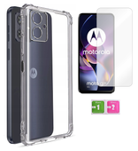 Etui pancerne do MOTOROLA MOTO G54 5G anti shock case + szkło ochronne 9H