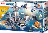 KLOCKI SLUBAN POLICJA platforma morska 1016 kompatybilne z LEGO