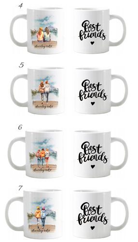 KUBEK Z NADRUKIEM ŚMIESZNY PREZENT PRZYJACIÓŁKI KOLEŻANKI IMIONA URODZINY na Arena.pl