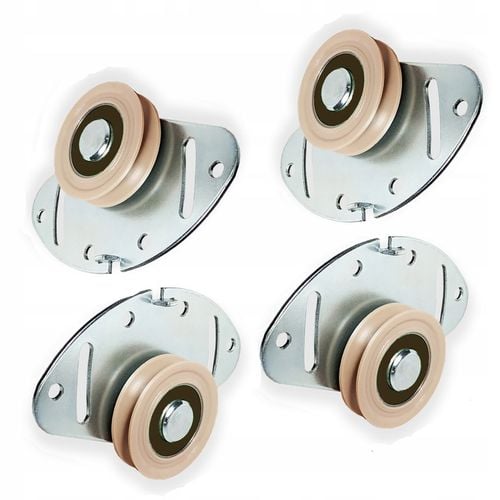 Komplet wózków szafa okucia rolki Easy C Mikro na Arena.pl