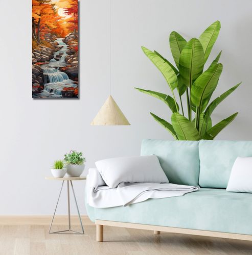 Obraz 30x70cm Jesienne Wodospady na Arena.pl