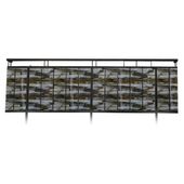 Mata Balkonowa Osłona na Balustradę Barierki Balkon Taras Zasłona 445x75cm
