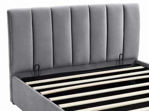 Łóżko 120x200 tapicerowane z zagłówkiem i stelażem MONTREAL VELVET na Arena.pl