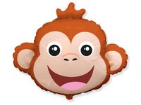 Balon foliowy "Małpka (głowa)", 24 cale [balon na hel]