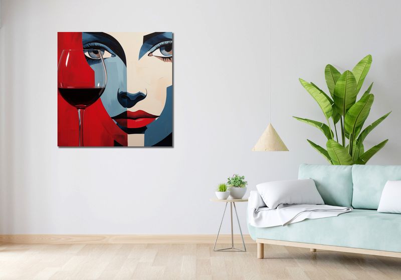 Obraz 90x90cm Żywa Czujność zdjęcie 2