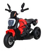Motorek Fast Tourist Na Akumulator Dla Dzieci Czerwony + Audio + Światła