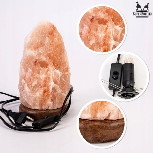 LAMPA SOLNA 2-3 KG JONIZATOR POWIETRZA SÓL HIMALAJSKA DO WNETRZA DEKORACJA na Arena.pl