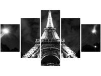 75CM 120 OBRAZ 5 ELEM INNE SPOJRZENIE WIEŻĘ EIFFLA ŚCIENNY DRUK