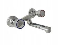 BATERIA KLASYK UMYWALKOWA ŚCIENNA WYLEWKA 10cm