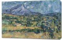 Obraz 90x60cm Mont Sainte-Victoire, Paul Cezanne Vintage Salon