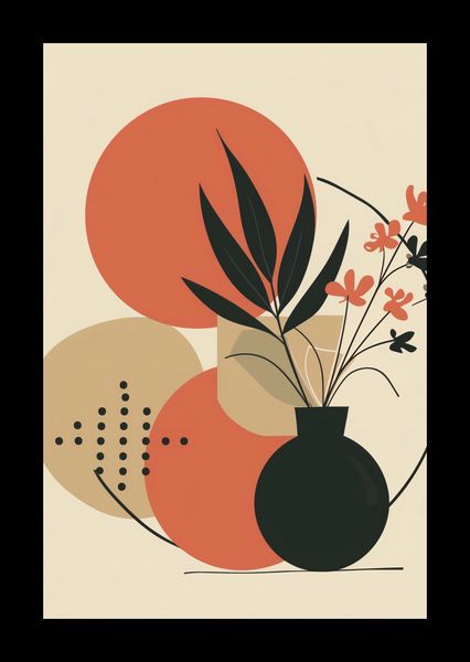 Plakat 20x30cm Wazon z Kwiatami zdjęcie 2