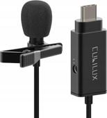 Mini Mikrofon CUBILUX USB C z wejściem na słuchawki