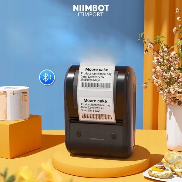 NIIMBOT B203 Drukarka Termiczna NAKLEJKI Bluetooth zdjęcie 6