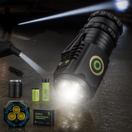 LATARKA TAKTYCZNA LED AKUMULATOROWA USB KLIPS MAGNES MOCNA DIODA 5 TRYBÓW na Arena.pl