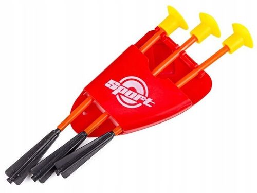 Kusza Łuk Dla Dzieci z Celownikiem LASER Kołczan Tarcza Strzały Przyssawki na Arena.pl