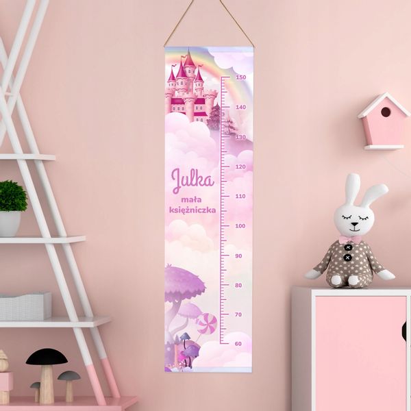 Miarka wzrostu PŁÓTNO nadruk DUŻA prezent ROCZEK zdjęcie 7