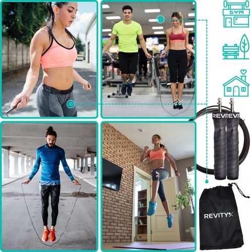 SKAKANKA BOKSERSKA ERGONOMICZNA REGULOWANA Z ŁOŻYSKAMI I OBCIĄŻENIEM 300 CM na Arena.pl