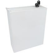 Urna skarbonka puszka plexi 25x10x30cm  z zamkiem skrzynka na ankiety głosy