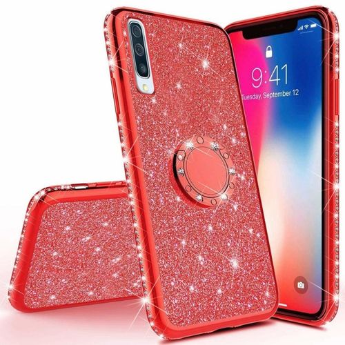 Etui Diamond Ring Case Samsung Galaxy A50 Czerwone na Arena.pl